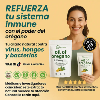 Orégano + Semilla Negra 6000 mg